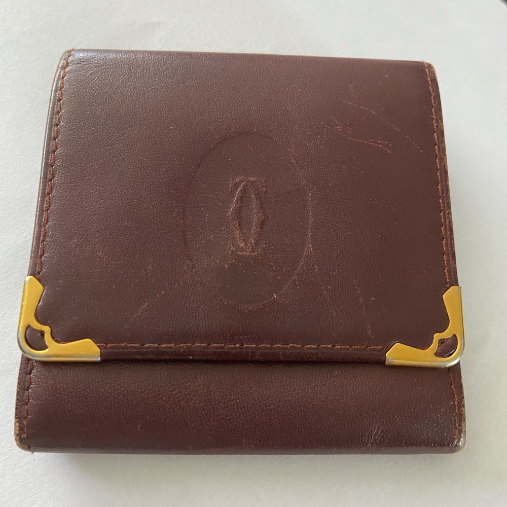 Cartier vintage coin/cash holder